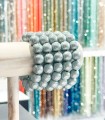 Bracelet résine 14 mm - Modèle couleur Duo de gris