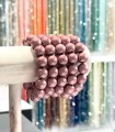 Bracelet résine 14 mm - Modèle couleur Vieux Rose