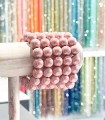 Bracelet résine 14 mm - Modèle couleur Rose pêche