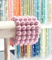 Bracelet résine 14 mm - Modèle couleur Rose clair
