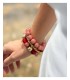 Bracelet sur élastique, perles en résine 14mm - 30 couleurs - Actuel diffusion - Grossiste et créateur de bijoux
