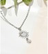 Collier - laiton - étoile - soleil - diamant - strass - grossiste - promo - petit prix