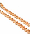 Sautoir perles orangées