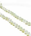 Sautoir perles vert clair