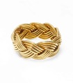Bracelet Bouddhiste véritable Manchette Ultra Large - Light Gold