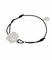 Bracelet élastique rosas avec zircons