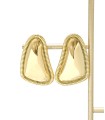 Boucles d'oreilles bombées - Acier inoxydable 316L