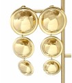 Boucles d'oreilles 3 ronds - Acier inoxydable 316L