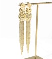 Boucles d'oreilles longues fils - Acier inoxydable 316L