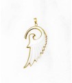 Pendentif aile blanche