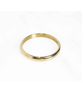 Bracelet Jonc plat - Acier inoxydable - Largeur 0,6 cm