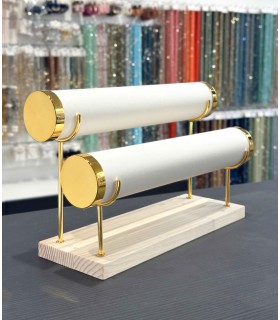 Présentoir double pour bracelets - Actuel Diffusion - Grossiste et créateur de bijoux fantaisie