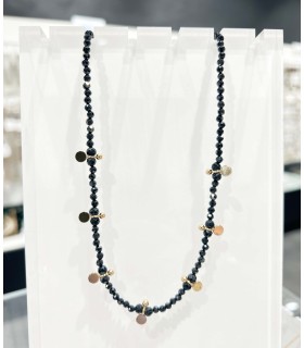 Collier Pierres Naturelles - Acier Inoxydable 316L