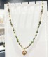 Collier Pierres Naturelles - Acier Inoxydable 316L