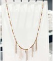 Collier Pierres Naturelles - Acier Inoxydable 316L