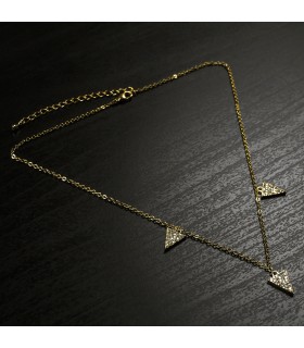 Collier Choker - Triangles Ethniques