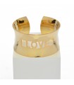 Jonc ouvert Manchette "Love"