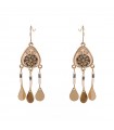 Petites Boucles d'Oreilles Fantaisie Perles - Rose
