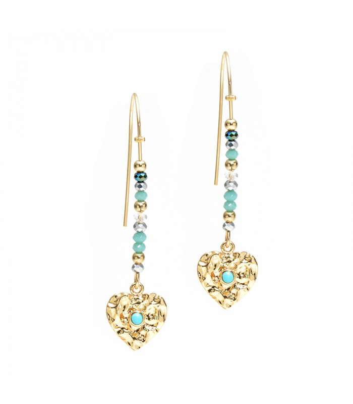 Kit Bijou Les boucles d'oreilles Petits cœurs | La Droguerie