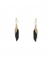 Boucles d'oreilles plumes