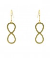 Boucles d'oreilles avec signe infini - Acier Chirurgical 316L