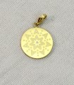 Lucky Charm's - Pendentif rond motif étoile