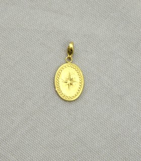 Médaille rose des vents